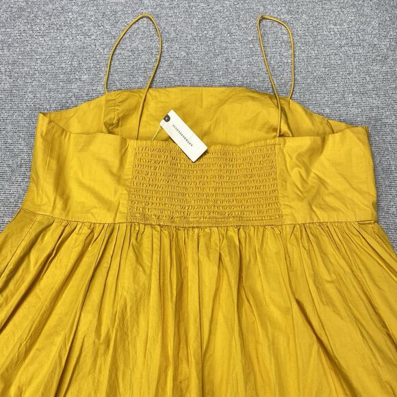 Maeve Anthropology Babydoll Top In Mango Size X-Large MSRP $98 - Picture 5 of 16